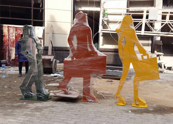 阜陽不(bù)鏽鋼雕塑1